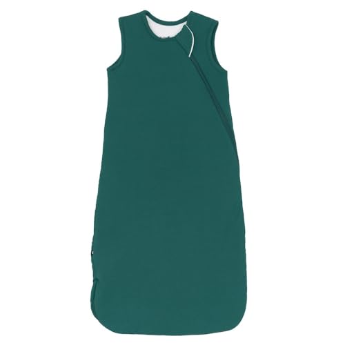 KYTE BABY Sleep Bag 2.5 TOG, Rayon Made From Bamboo Wearable Blanket With Dual Zipper For Infants And Toddlers, Year Round Nursery Essential (M, Emerald)