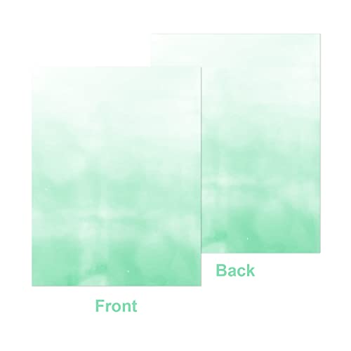 (2 Pack) Stationary Paper For Writing Letters - Watercolor Stationery Paper, Letter Size Writing Stationery Paper, 200 Sheets Double-Sided Invitation Colorful/Decorative Printer Paper, 8.5" X 11" #TOP3