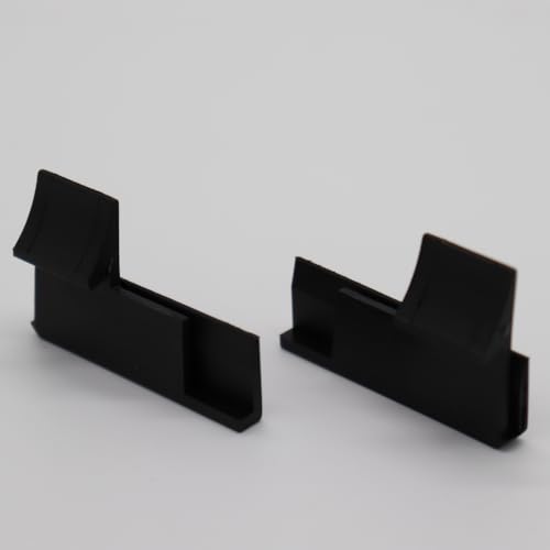 FaiX3.it - Kit piedini ganci per zanzariera avvolgibile verticale in luce. Senza bordo, colore nero