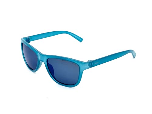 Lunettes de soleil unisexe INVU A2815R Bleu laiteux brillant 48 Bambino avec verres ultra polarisés