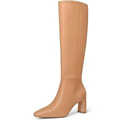 Tan-chunky Heel