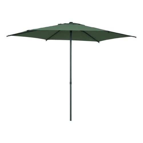 Hespéride - Parasol droit rond inclinable soya 2,7m vert olive