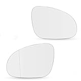 Robustes, bruchfestes Material: Dieser Spiegel aus gehärtetem Glas mit Schutzrückseite ist bruchfest und splitterfest durch Stöße und Vibrationen. Er widersteht rauem Wetter und Straßenschmutz und bietet auch bei längerem Gebrauch eine zuverlässige Leistung.