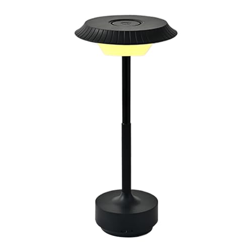 Lampe de bureau Touch Desk - Lumière rétro rechargeable, lampe de table LED à 3 modes réglable | Vintage d'OVNI LAVIRE DE NIGHT pour la chambre, chambre...