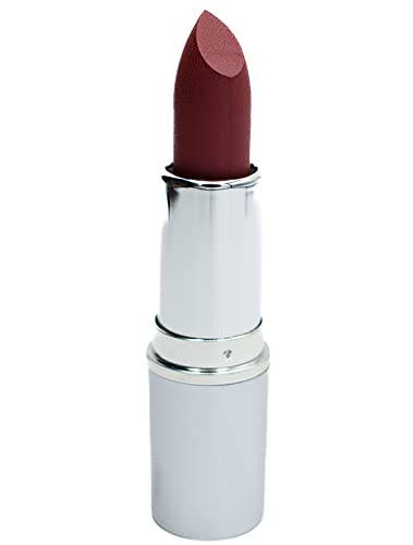 Image of Pure Ziva Plum Wine Deep Violet Purple Creamy Shiny Metallic Lipstick Color Moisturizing Paraben Free, No Animal Testing & Cruelty Free Lip Makeup Color