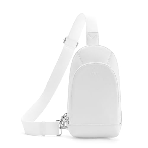 Image of befen Genuine Leather Sling Bag for Women, Anti Theft Crossbody Chest Bags