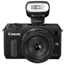 Canon EOS 18 5MP EVIL Camera Screen Full HD Video Black Camera Kit with EF-M 22mm STM EF-EOS Mount Adapter and 90EX Speedlite Flash Canon EOS 18 5MP EVIL Camera Screen Full HD Video Black Camera Kit with EF-M 22mm STM EF-EOS Mount Adapter and 90EX Speedlite Flash