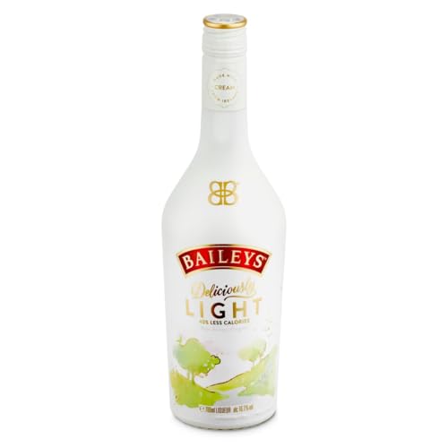 Baileys Deliciously Light, licor de crema de whisky irlandesa con certificación B-Corp, 700 ml