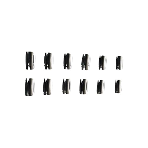 Ctthnbd Silver Press On Nails Square Medium Fake Nails Metallic Chrome False Nails Mirror Silver Acrylic Nails Press Ons Holographic Metal Chrome Glue On Nails Stick On Nails For Women Manicure 24Pcs thumb #4