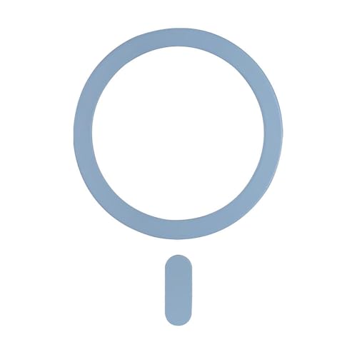 スマート良品 Mag-Safe シール Mag-Safe リング マグセーフ シール 13色 ユニバーサルリング 磁気増強 ワイヤレス充電 ガイド枠付き iPhone15/14/13/12 Samsung Galaxy対応 二枚入り (B2 シエラブルー)