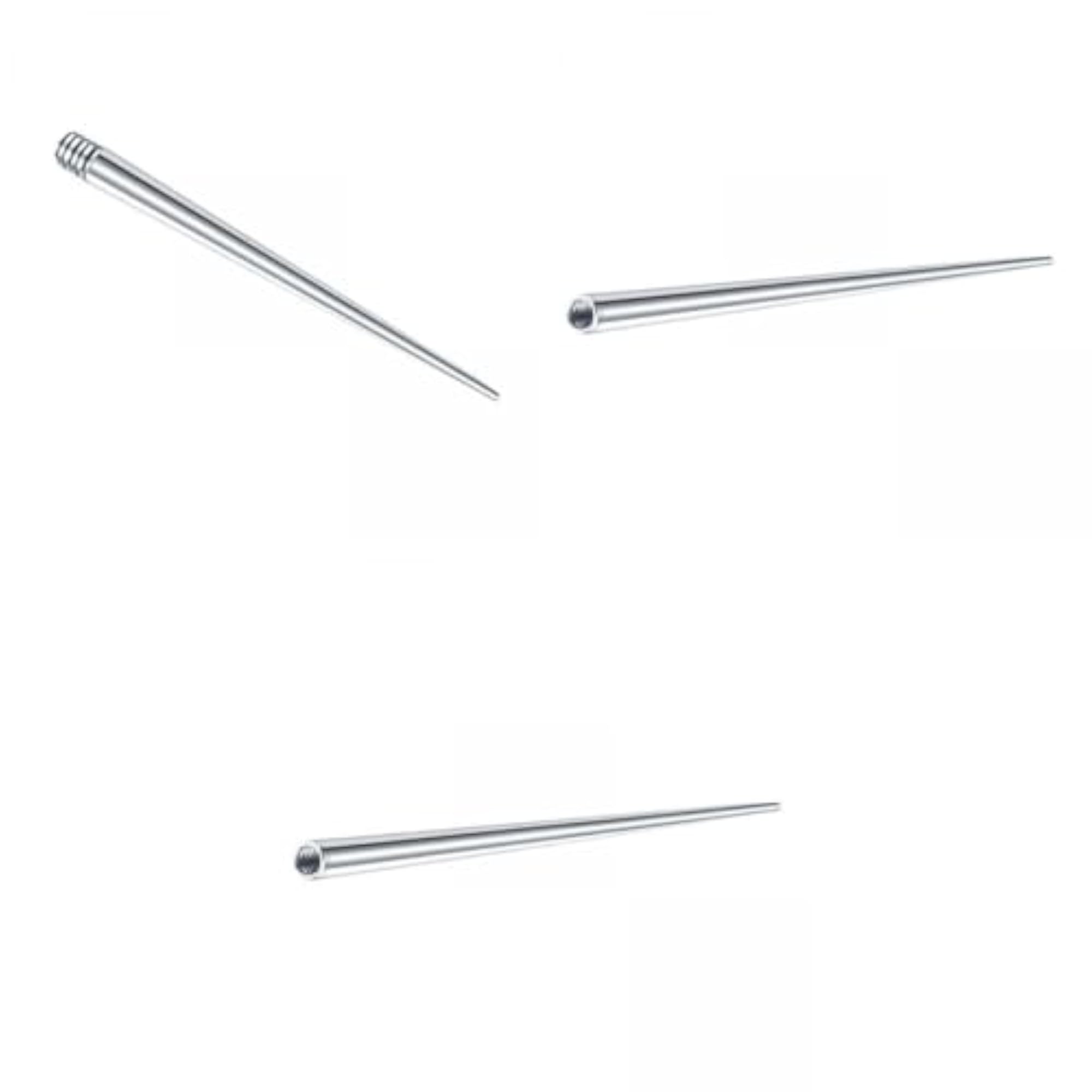 Stainless Steel Threaded Taper Piercing Tool for Ears