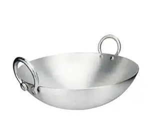 FRILL Aluminum Kadhai Deep Kadai with Lid | Non Induction Kadai | Non Stick Kadai |Kadai Deep Cooking Kadai | Deep Cooking (3L)