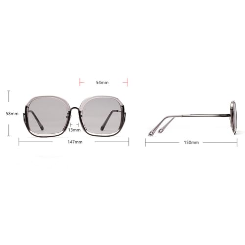 Verres solaires vintage anti-UV400 et lunettes rétro tendance femmes - 5