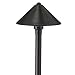 VOLT Conehead 12V Black Brass Path Light (7