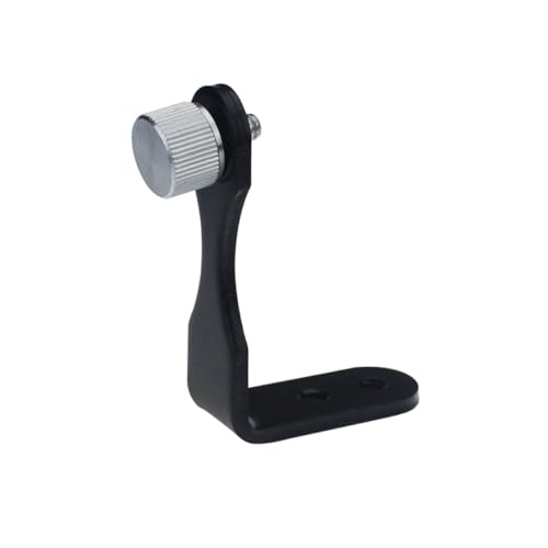 SMASOLO Adaptador de Metal para Trípode con Soporte de Montaje para Telescopio y Prismáticos Conexión con Tornillos de Liberación Rápida Compatible Trípode y Binoculares Color Negro