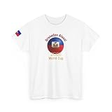 Haitian Soccer 2026 Tee, Grenadye Alaso, Grenadiers Qualified, Haiti Pride Futbol, Football, Soccer Shirt White