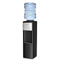 ICEVOKE Hot & Cold Water Dispenser, Top Loading Water Cooler Dispenser for 3 or 5 Gallon Bottles, 3 Temperatures Top Load Water Machine, Child Safety Lock, for Office, Home