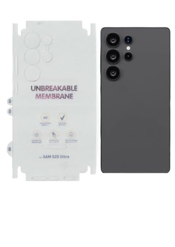 Image of Techsage Screen Protector Compatible with Samsung Galaxy S25 Ultra Unbreakable Matte Membrane, full back and side coverage, Easy Installation pack -1