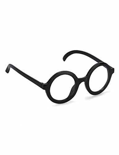 DEGUISE TOI VEGAOO - Runde Brille für Erwachsene - Brille - Einheitsgröße - Schwarz - Accessoires - Kunststoff - Carnaval