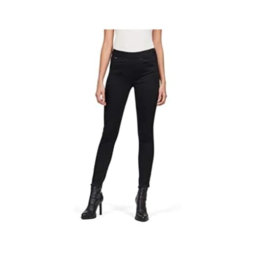 G-STAR RAW Kvinnors Citi You hög midja jegging ankeljeans, Svart (Jet Black Water Predected 9142-a840), 26W x 30L