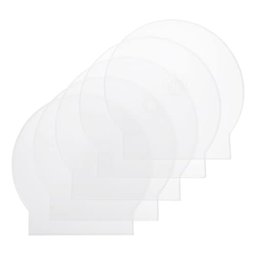 KONTONTY 20pcs CD Storage Case Portable Plastic Optical Disks Box Practical Organizer for DVDs Protective Design with Grooves for Efficient Space Saving