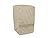 Covermates Elite Square Smoker Cover – All-Weather Water-Resistant Outdoor Smoker Cover with Mesh Vents, Elastic Hem & Drawcord, Heavy-Duty 300D Polyester, 22W x 22D x 36H, Khaki