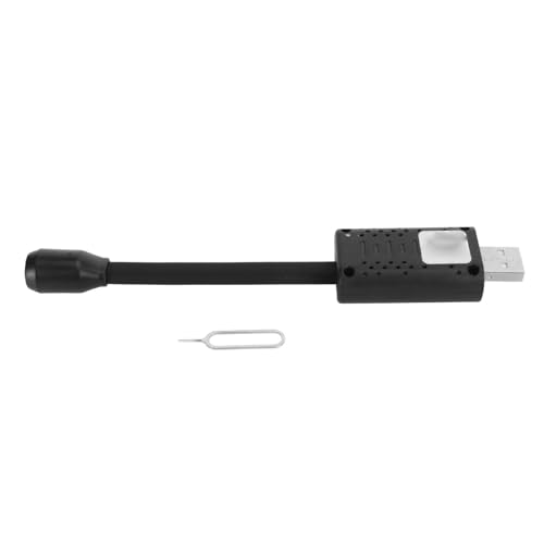 Telecamera Nascosta, Telecamera Spia HD 1080P, Mini Telecamera Wireless WiFi con Presa USB con Visualizzazione Remota, Piccola Telecamera per Nanny da Interno con Visione Notturna