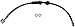 Dorman H622592 Front Driver Side Brake Hydraulic Hose for Select Buick/Cadillac Models