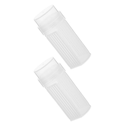 UPKOCH Set 2 Bottiglie di Colorazione in Plastica da Laboratorio con Supporto per 5 Vetrini da Microscopio, Vaschetta Coplin Verticale con Coperchio Scorrevole, Resistente a Solventi