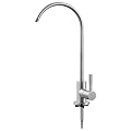 Kaihanmo Drinking Water Faucet Brushed Nickel SUS304 Stainless Steel Kitchen Water Filter Faucet, Lead-Free Reverse Osmosis Water Faucet RO Faucets