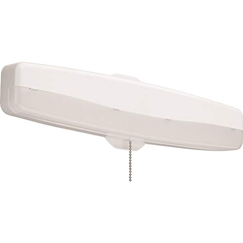 Image of Lithonia Lighting FMMCL 18 840 S1 M4 LED Flush Mount Closet Light with Pull Chain, White, 18 inch