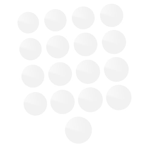 PartyKindom 21pcs Watch Crystals Flat Watch Lens Scratch Resistant High Temp Parts