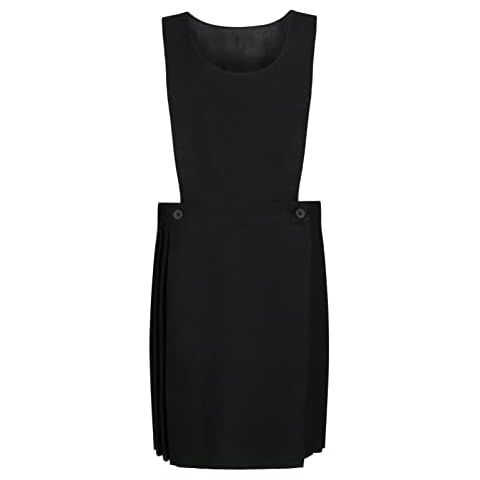 L S U BIB Pinafore Pleated School Dress Cover