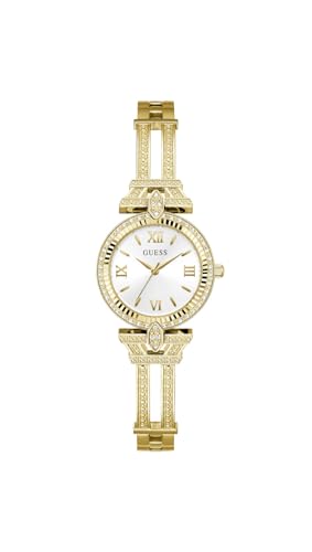 Image of Guess Round 28mm White Dial Analog Women Watch - GW0864L2