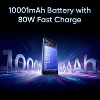 Image of realme P4 Power 5G Smartphone, 8GB RAM, 128GB Storage, TransBlue, 10001mAh Battery