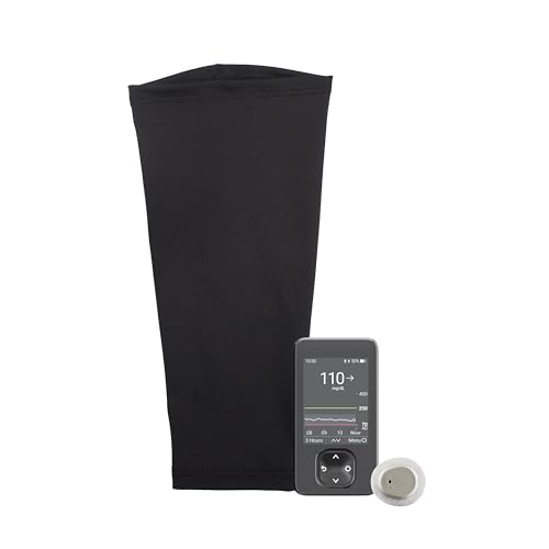 Image of BLACK Unisex Ultra Support Sleeve 2-Pack, PICC Line Cover, Continuous Glucose, Insulin Monitoring, Infusion, Soft and Sweat-Wicking Arm Band 2X-LARGE