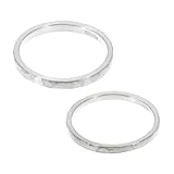 [新宿銀の蔵] マジェスフィッセン 槌目 ペアリング 指輪 メンズ30号 レディース24号 カップル お揃い 個セット シルバー 銀