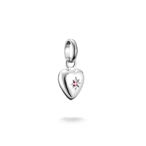 Charm de corazón con estrella Thomas Sabo CC1234-011-10 en plata 925 de alta joyería