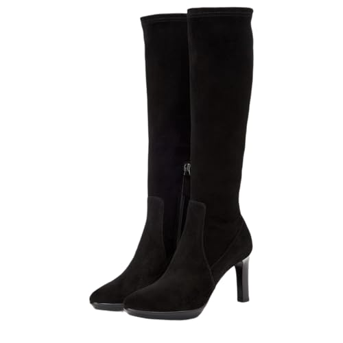 Aquatalia Womens RHUMBA BLACK SUEDE