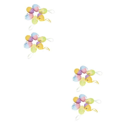 Decorazione sospesa per festival: realizzata in materiale di prima qualità e pratica per un uso a lungo termine, ciondolo a forma di uova di pasqua