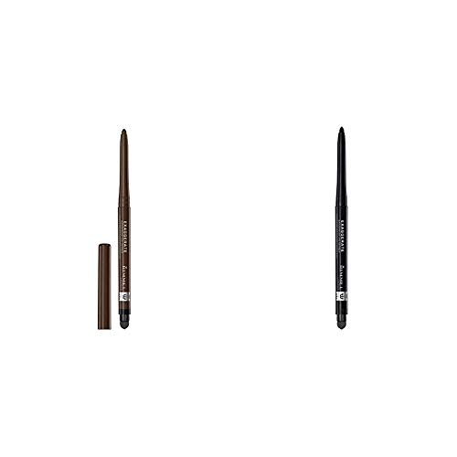 Rimmel Delineador de Ojos Retráctil Waterproof Rich Brown y Negro miniatura 1