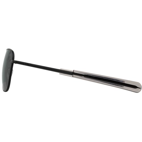 Image of AO American Optical Black Original Pilot Sunglasses | Nylon & Glass Lenses | Polarized & Non-Polarized