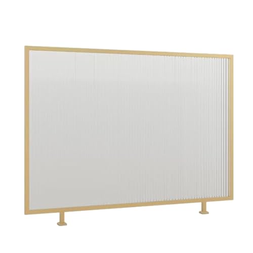 Pasamanos de hierro en forma de U para escaleras, barandillas de escalera interiores, soporte de balaustre dorado, barandilla decorativa para casas de té y hoteles (80 x 100 cm)