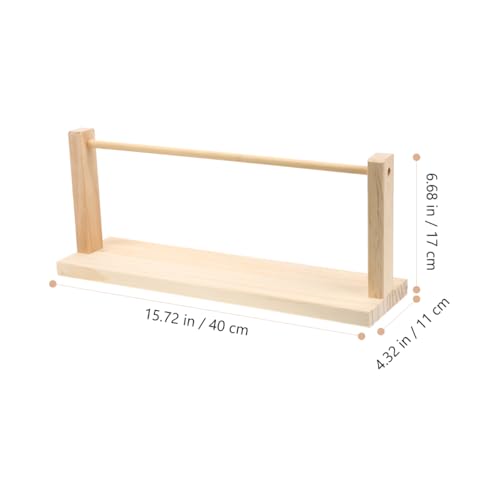 Image of Toddmomy Craft Ribbon Organizer Storage Rack Ribbon Spool Holder for Craft Room Storage Organizer Tool
