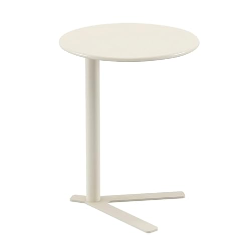 Mesa auxiliar redonda para sofá ideal para desayunos en el salón 2