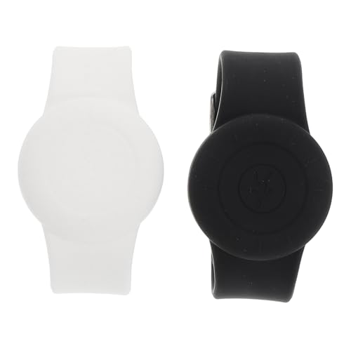 Compatible con Airtag funda antipérdidas y protector de silicona para reloj VILLCASE 2 piezas