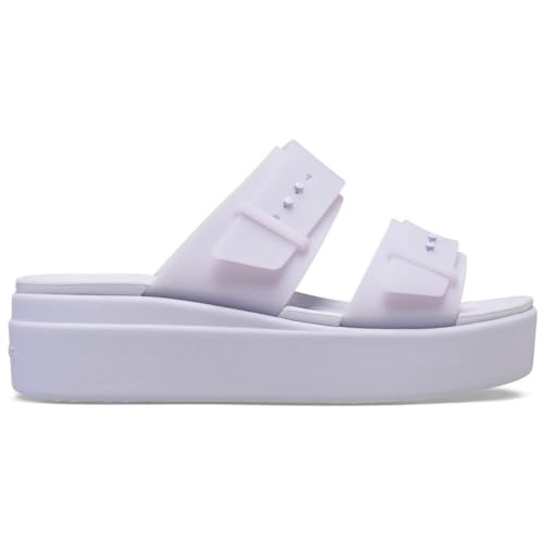 Image of Crocs Women's Brooklyn Buckle Low Wedges