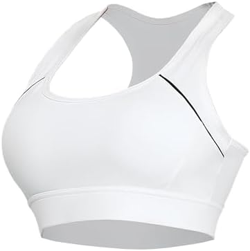 Paeceioni Sports Bras Women High Impact, Seamless Racer Back Padd...