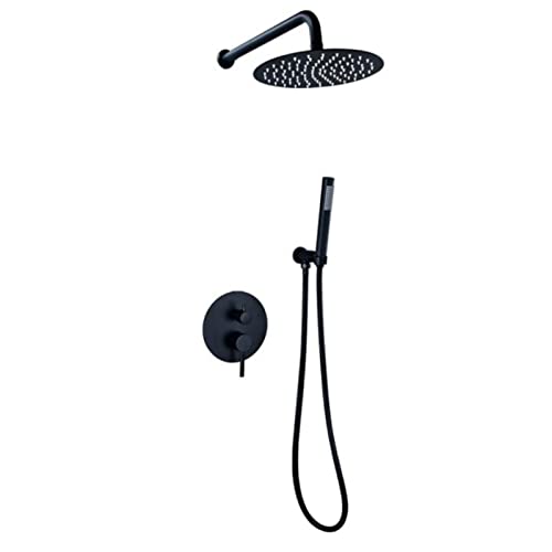 Douche avec douche tuyau multifonction rétractable et mitigeur LWX