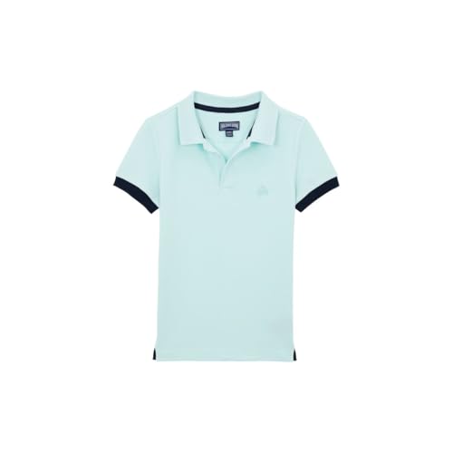 Vilebrequin, Boy's Organic Cotton Polo Solid, 4 Years, Pacific